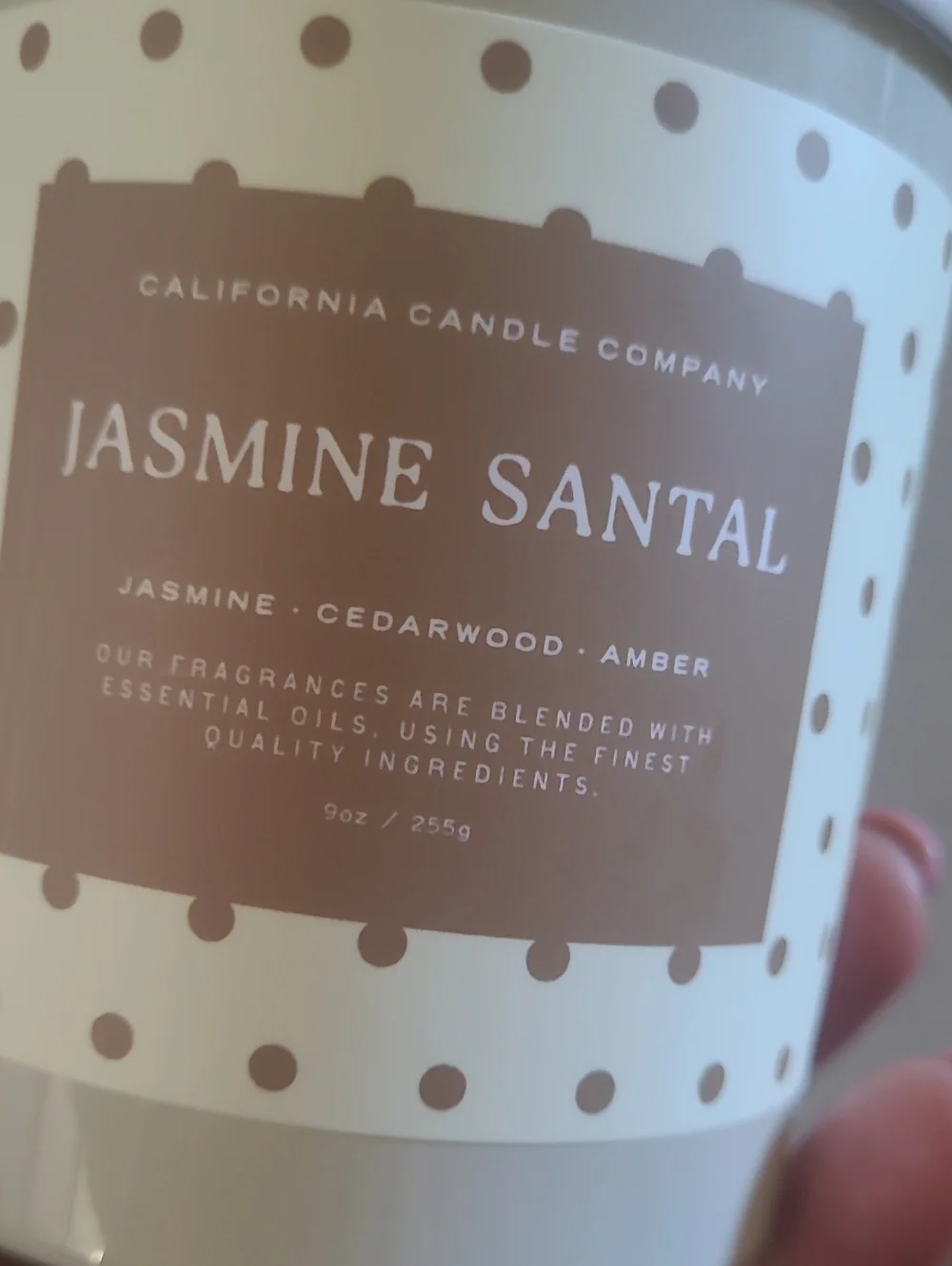 Jasmine Santal Candle -9oz